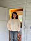 Jamilla mohair cardigan - off white