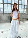 Mindy skirt with flower print