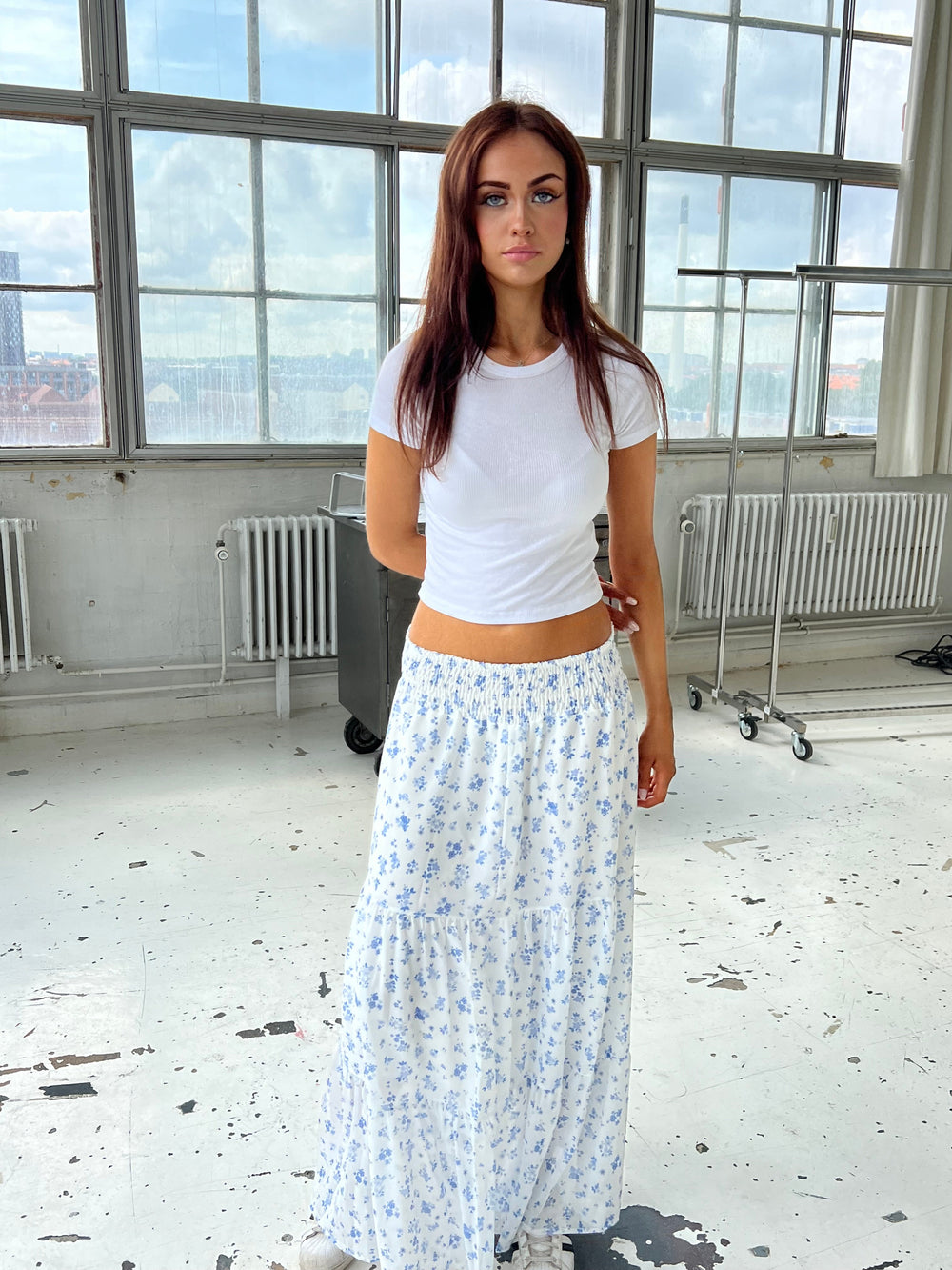 Mindy skirt with flower print