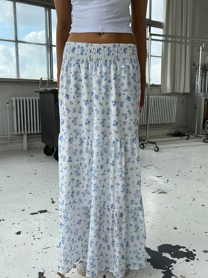 Mindy skirt with flower print
