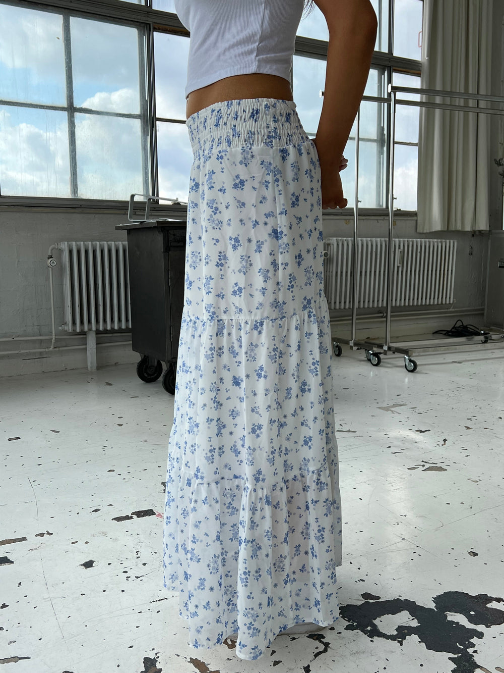 Mindy skirt with flower print