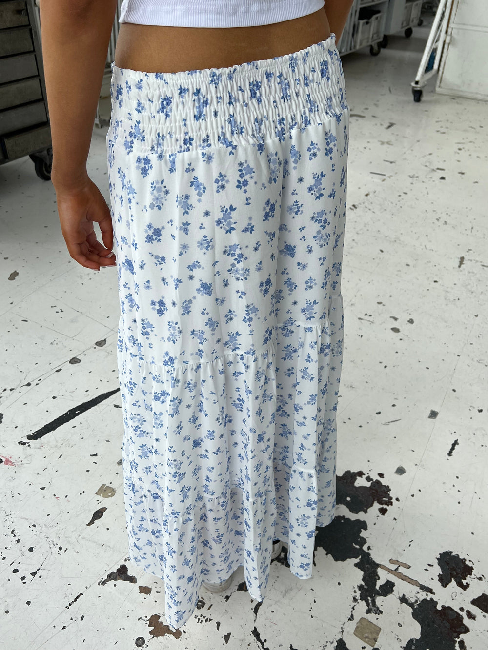 Mindy skirt with flower print