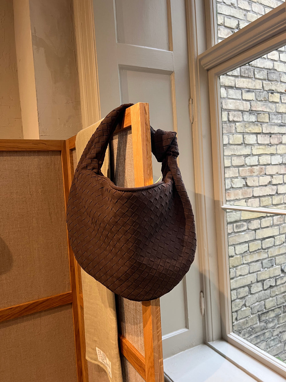 Florence suede bag - Brown