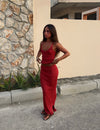 Malie glitter skirt - Red