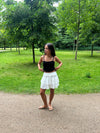 Harpa mini skirt - White
