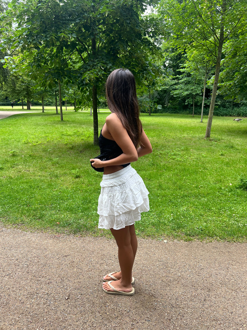 Harpa mini skirt - White