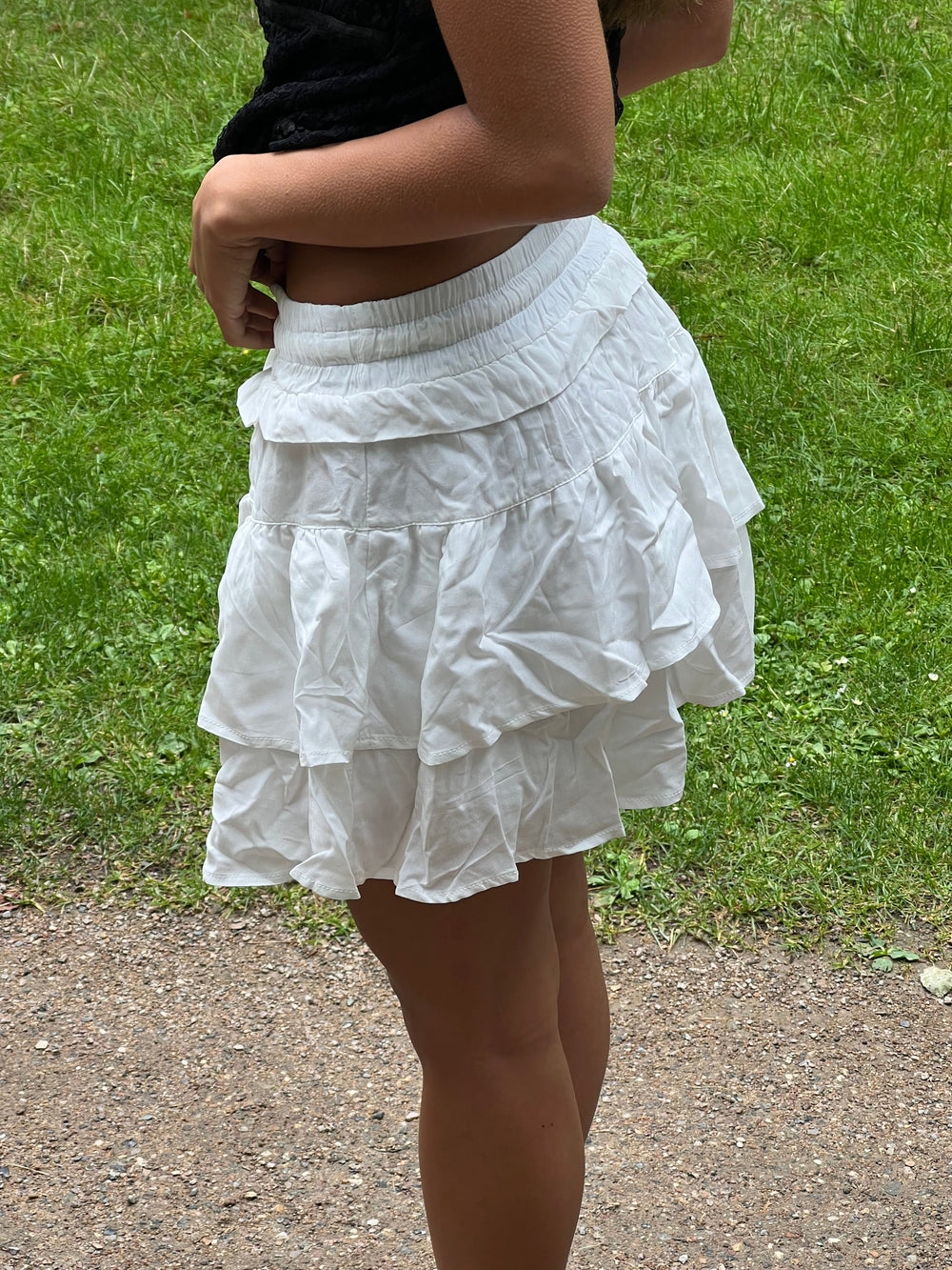 Harpa mini skirt - White