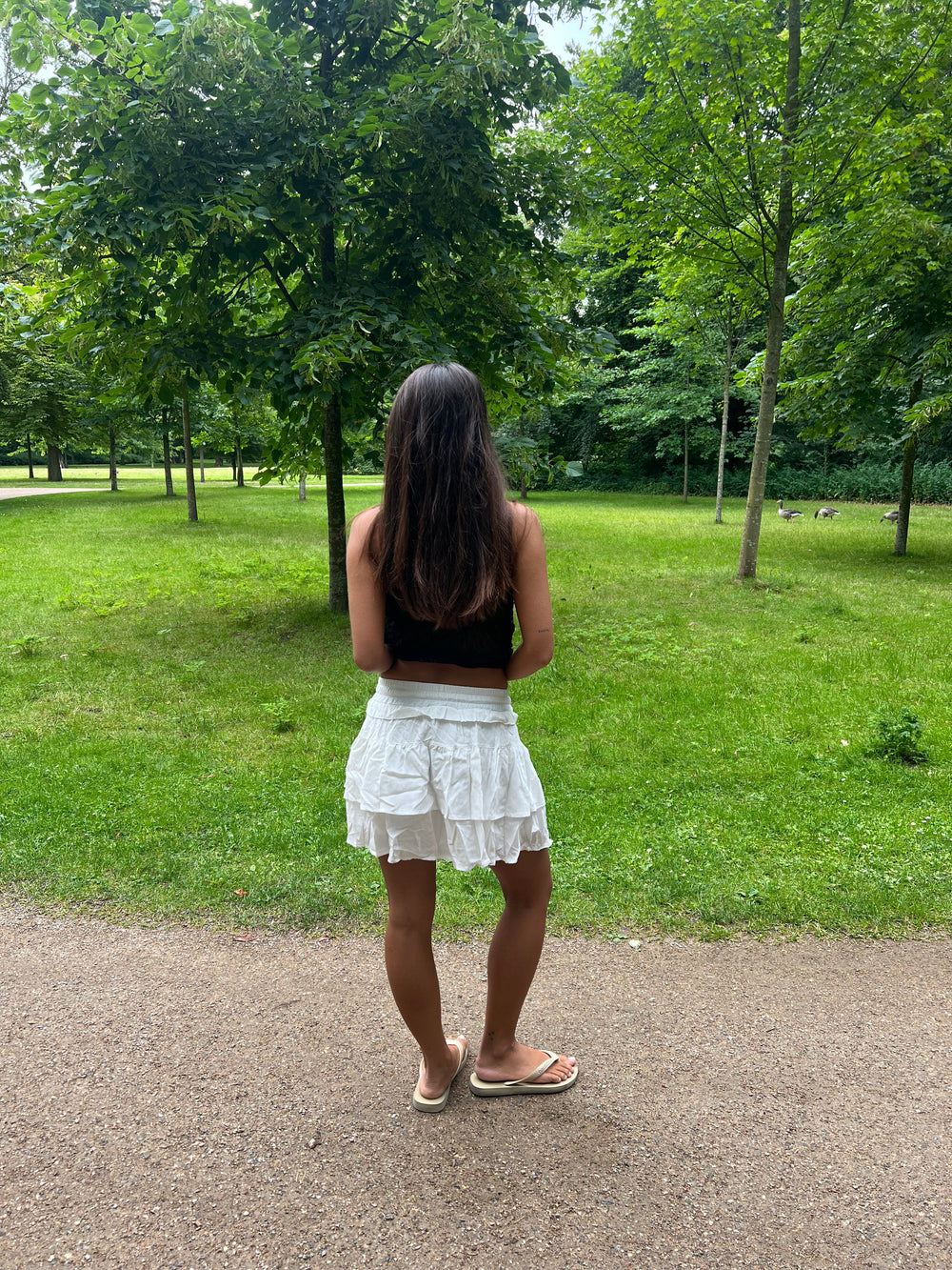 Harpa mini skirt - White