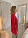 Valdamara oversized turtleneck - Rød