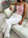 Ane pyjama pants with hearts