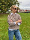 Orla knit blouse - Taupe