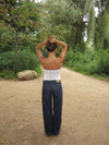 Nora lace bandeau top - White