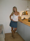 Amilie denim skorts - Blå