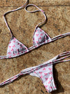 Caterina bikini with bows - White/Pink