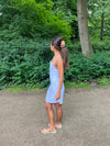 Minta dress with open back - White