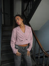 Julica cropped blazer - Rose