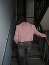 Julica cropped blazer - Rose