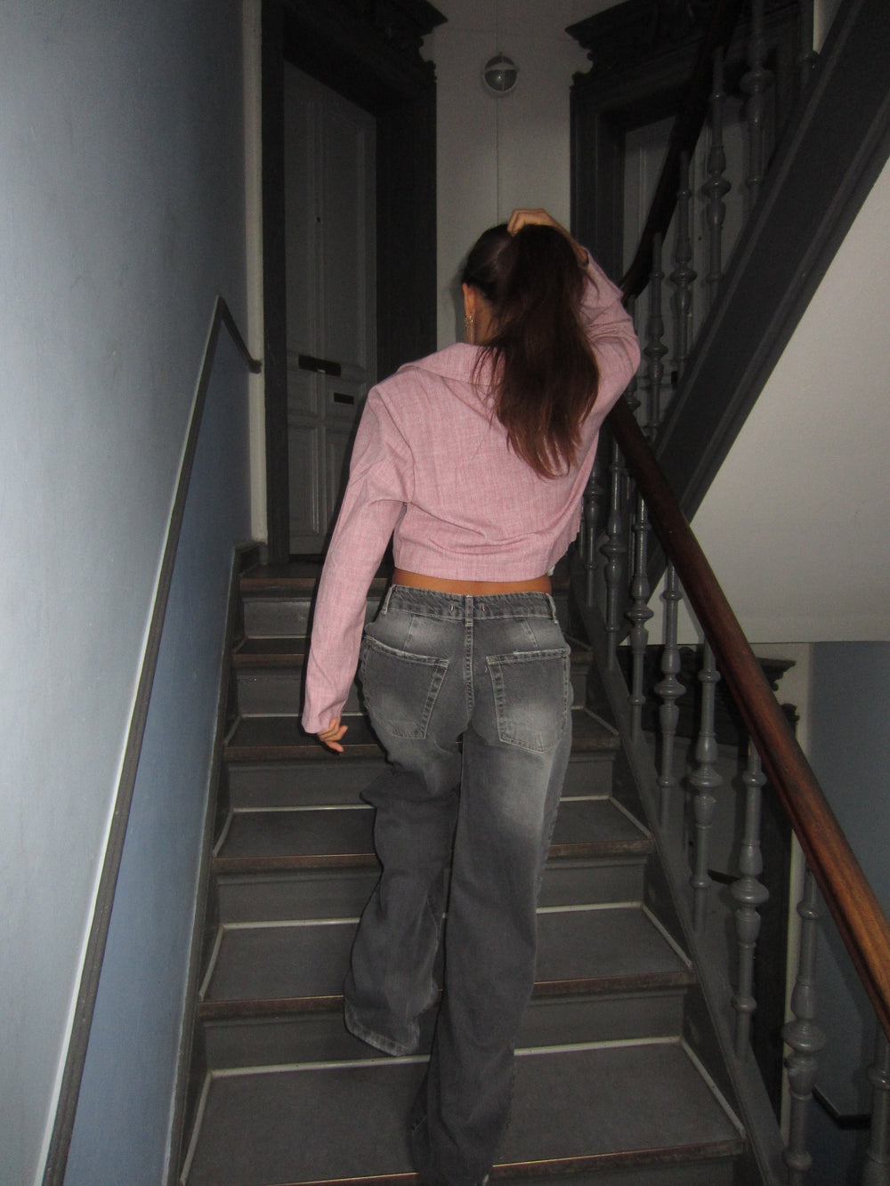 Julica cropped blazer - Rose
