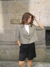 Juliane cropped blazer - Green