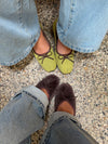 Manja ballerina - Green/brown