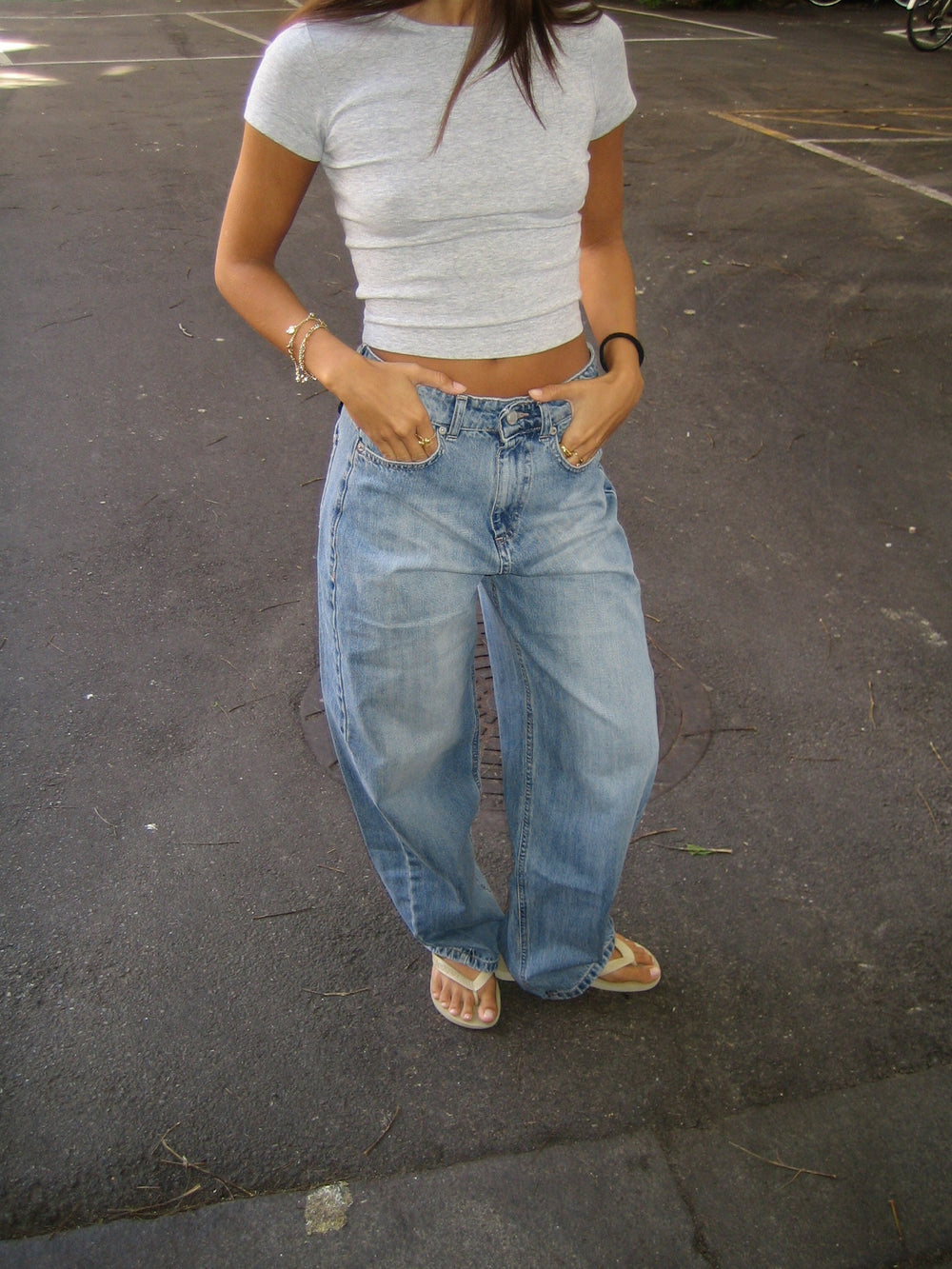 Baloua balloon jeans - Light denim