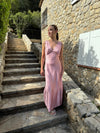 Marielle dress with clam pattern