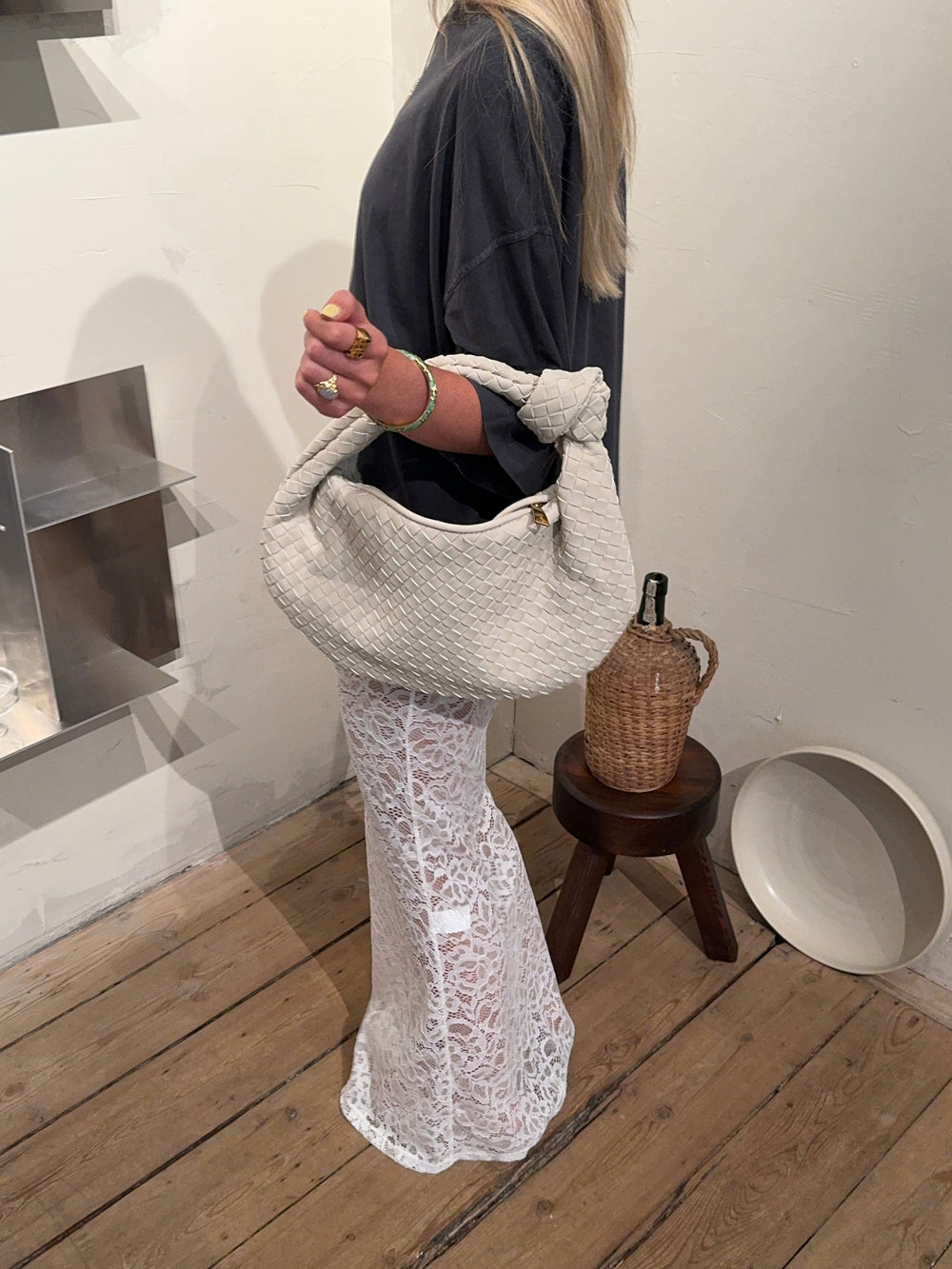Florence suede bag - Sand