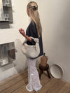 Florence suede bag - Sand