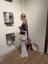 Florence suede bag - Sand
