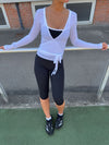 Motion wrap blouse - Cloud
