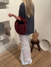 Florence suede bag - Red