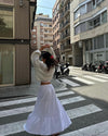 Kiera long skirt - White