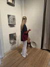 Florence suede bag - Red