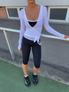 Motion wrap blouse - Cloud