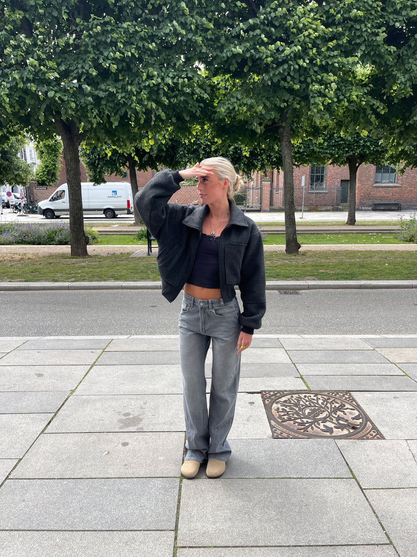 Star jeans med khaki stars - Grey