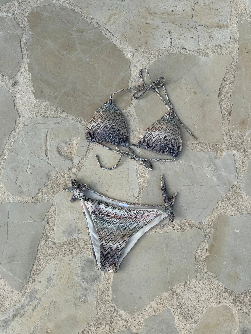 Debora bikini with pattern - Nude