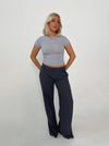 Britney low waisted suit pants - Grey
