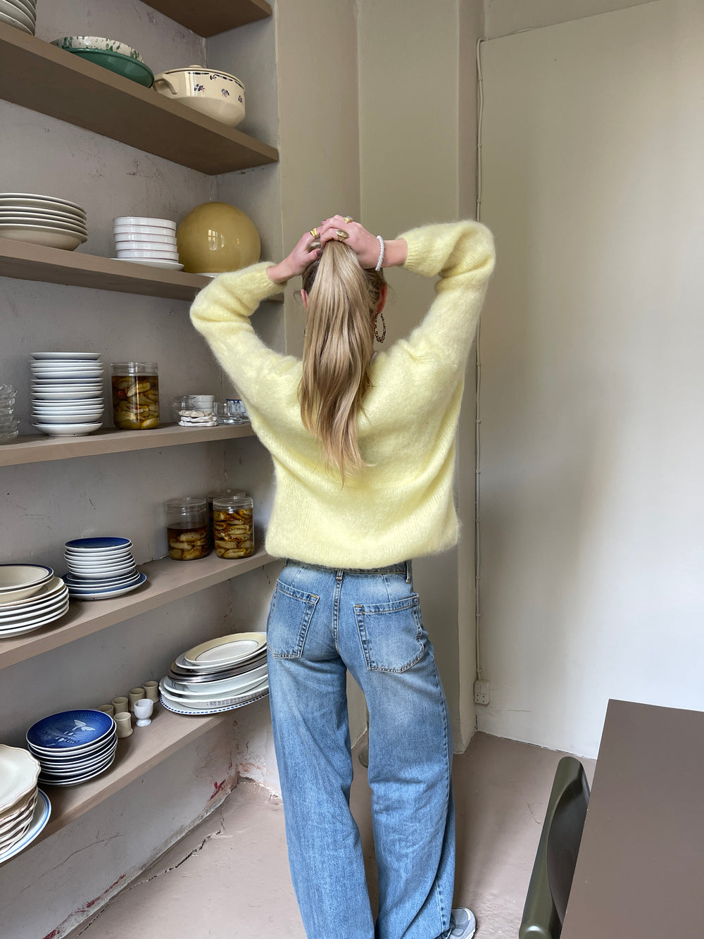 Jamilla mohair cardigan - Yellow