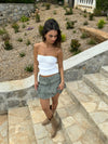 Ally linen skirt - Khaki