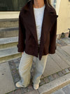 Ginalli coat - Dark brown