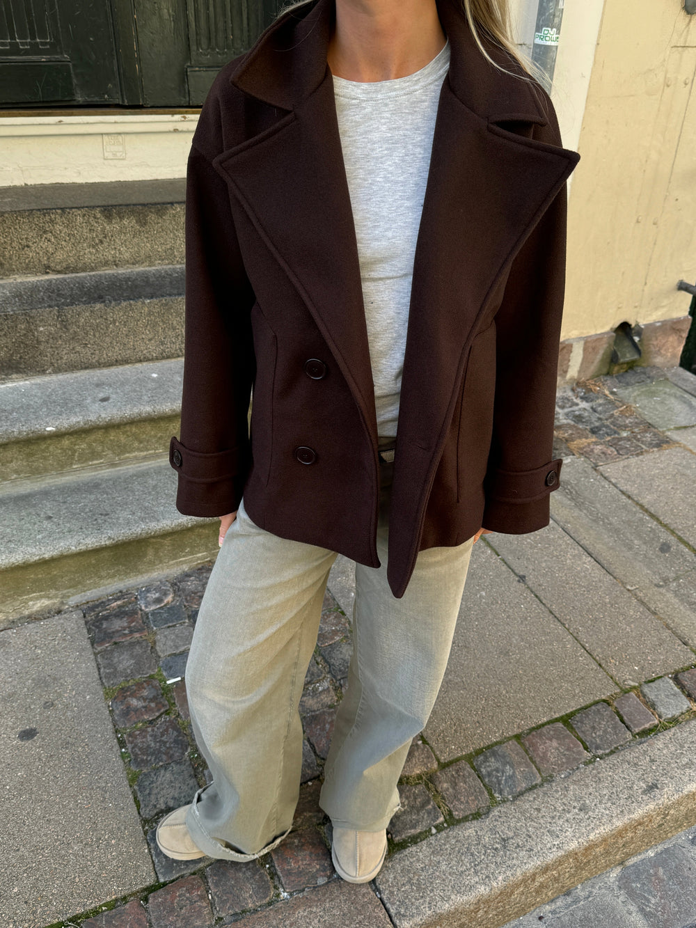 Ginalli coat - Dark brown