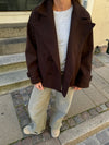 Ginalli coat - Dark brown