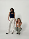 Thora straight pants - off white