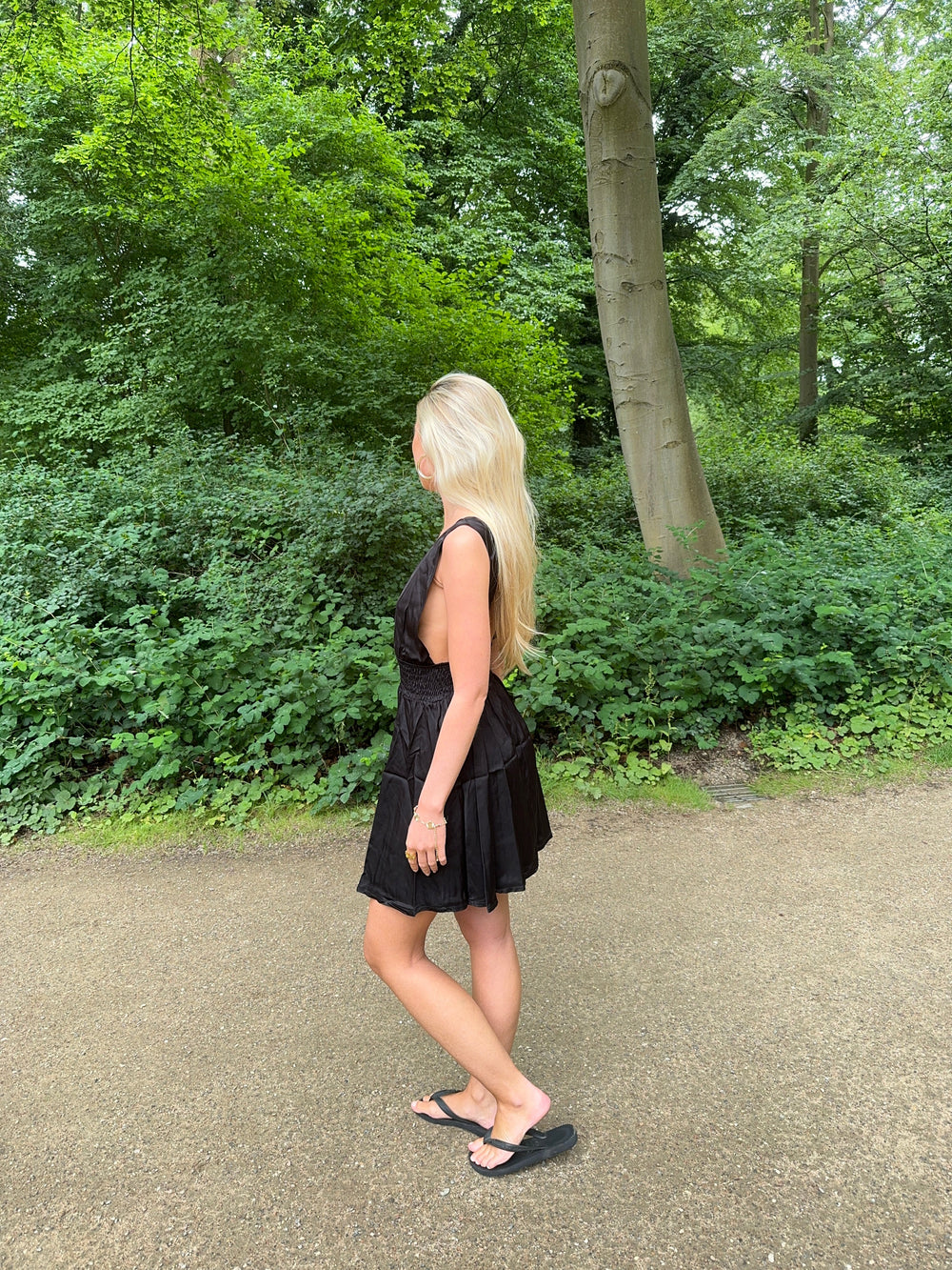 Merla smock dress - Black