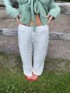 Katarina trousers in linen blend - Off white