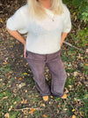 Rancy knitted mohair tee - Off white
