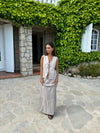 Anouska linen top - Beige