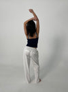 Thora straight pants - off white