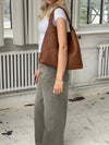 New York woven bag - Brown