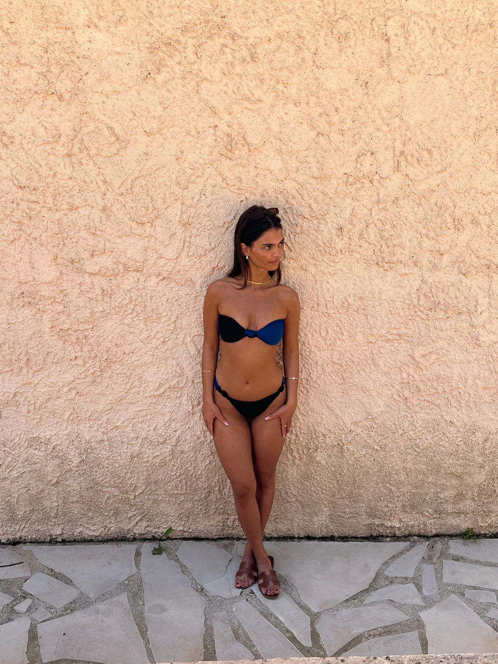 Angelinea Bikini - Black/blue